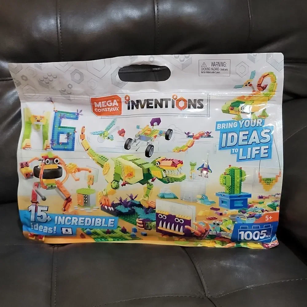Mega Construx Inventions Deluxe Pack Building Huge Set Discontinued NEW & Gift